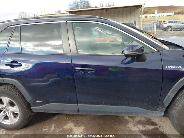 2021 TOYOTA RAV4 XLE HYBRID VIN: 4T3RWRFV1MU041302
