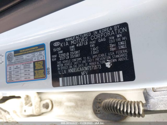 KNDEUCAA1M7171873 KIA SELTOS S