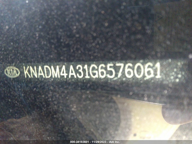 2016 KIA RIO LX VIN: KNADM4A31G6576061