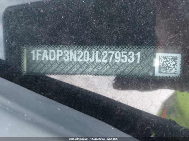 2018 FORD FOCUS 1FADP3N20JL279531 Photo 8