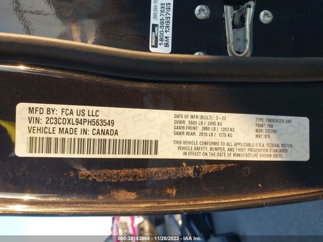 Dodge Charger Srt Jailbreak 2023 2C3CDXL94PH563549 Image 9