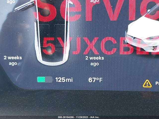 2016 TESLA MODEL X 60D/70D/75D/90D/P100D VIN: 5YJXCBE27GF024254