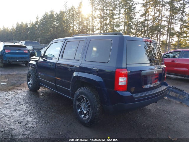 2017 JEEP PATRIOT SPORT FWD VIN: 1C4NJPBB3HD163370