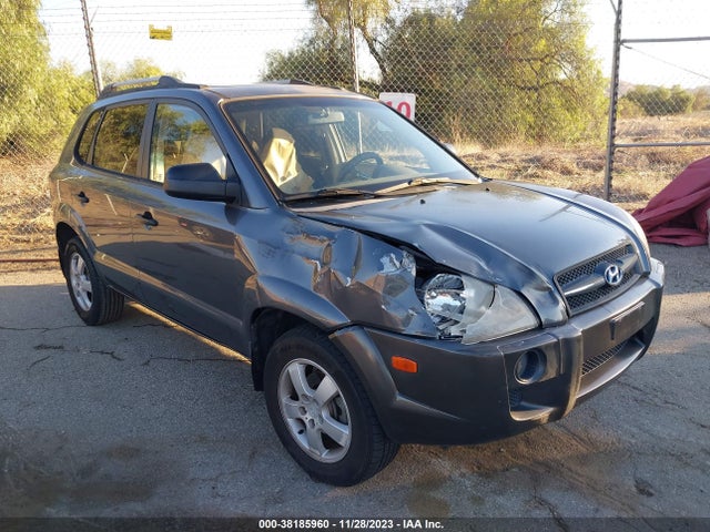 2007 HYUNDAI TUCSON GLS VIN: KM8JM12B07U574383