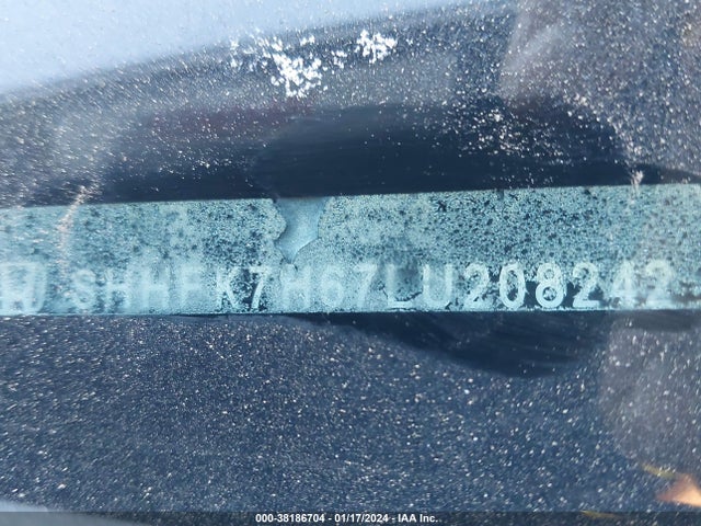 Honda CIVIC EX 2020 SHHFK7H67LU208242 Image 9