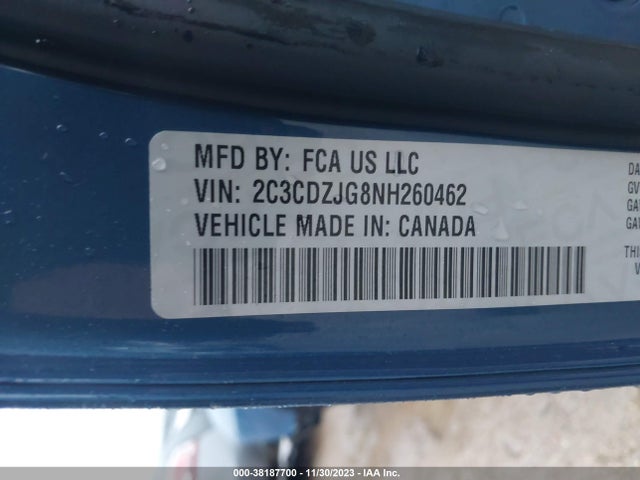 Dodge Challenger Gt 2022 2C3CDZJG8NH260462 Image 9