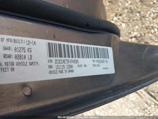 2C3CCAET5FH743565 Chrysler 300C