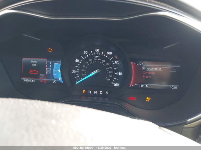 2019 FORD FUSION SEL VIN: 3FA6P0CD0KR139252