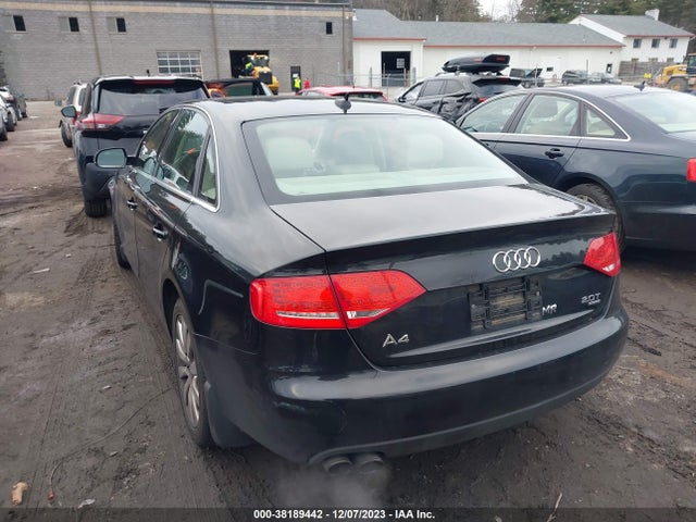 2012 AUDI A4 2.0T PREMIUM VIN: WAUBFAFL5CN019257