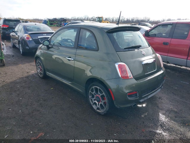 2012 FIAT 500 3C3CFFBR4CT212437 Photo 2