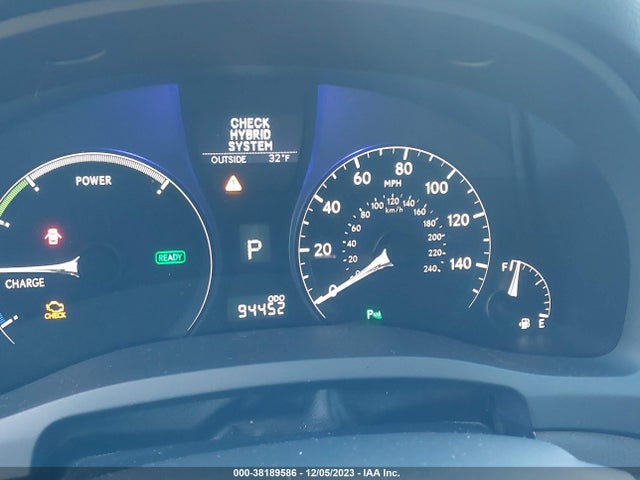 2011 LEXUS RX 450H VIN: JTJBC1BA8B2045249