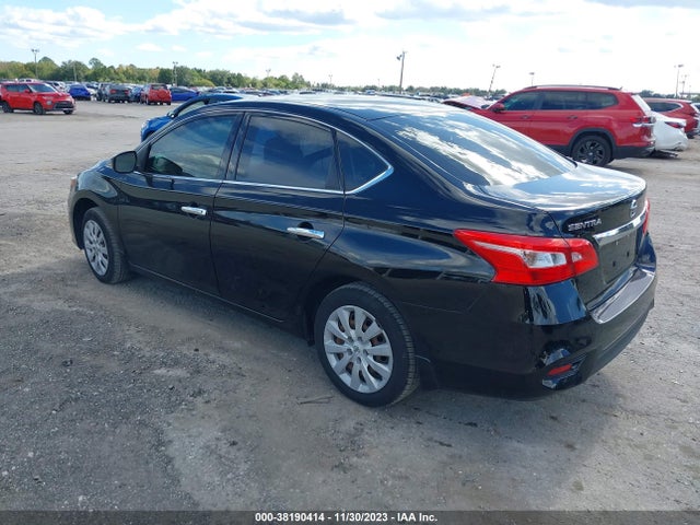 2016 NISSAN SENTRA S VIN: 3N1AB7AP3GY252735