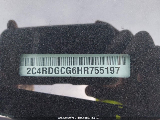 Dodge Grand Caravan Sxt 2017 2C4RDGCG6HR755197 Image 9
