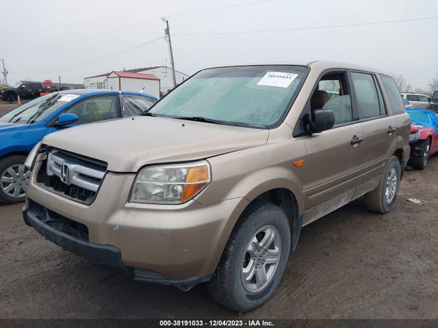 2007 HONDA PILOT LX VIN: 2HKYF18167H522875