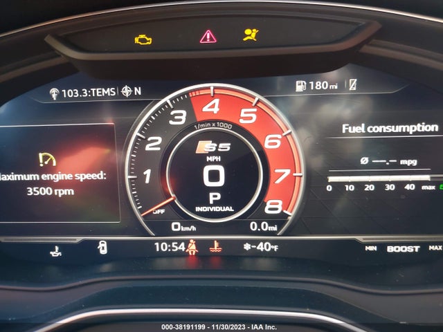 2018 AUDI S5 3.0T PREMIUM PLUS VIN: WAUR4AF52JA002393