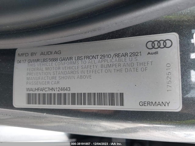 Audi S6 4.0t Premium Plus 2017 WAUHFAFC7HN124643 Image 9