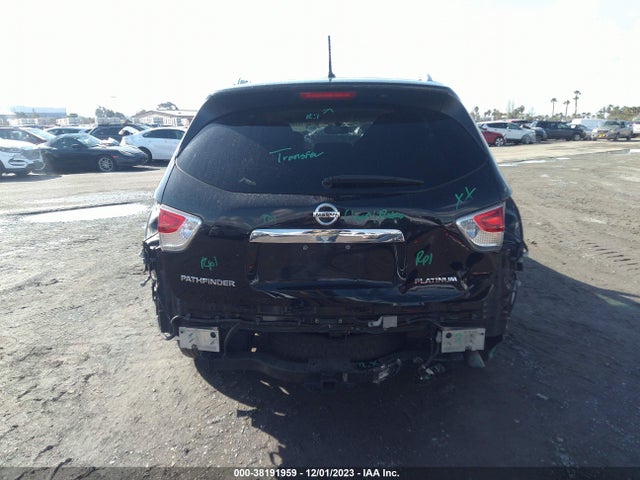 2016 NISSAN PATHFINDER PLATINUM VIN: 5N1AR2MN0GC667621