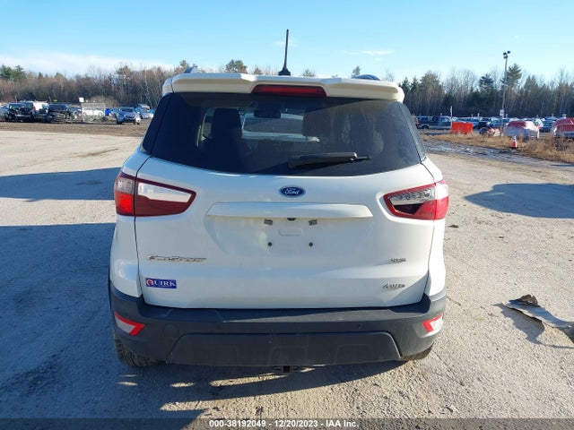 2019 FORD ECOSPORT SES VIN: MAJ6S3JL1KC261031