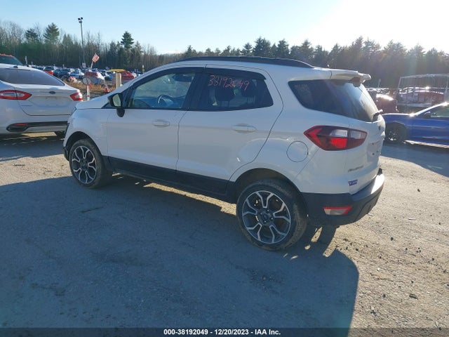 2019 FORD ECOSPORT SES VIN: MAJ6S3JL1KC261031