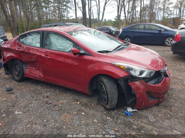 2016 HYUNDAI ELANTRA SE VIN: KMHDH4AE9GU656644