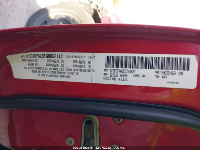 1C3CDFAA5ED723827 Dodge DART SE