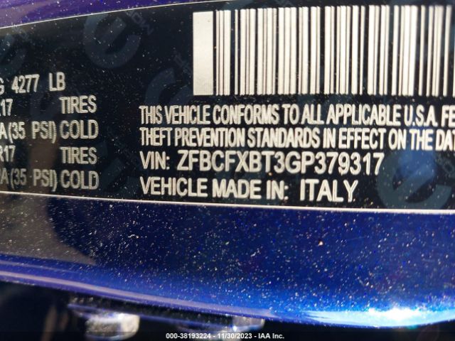ZFBCFXBT3GP379317 Fiat 500x Easy