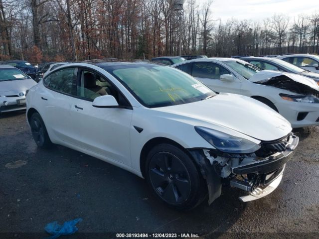 Продаж на аукціоні авто 2022 Tesla Model 3 Rear-wheel Drive, vin: 5YJ3E1EA5NF114977, номер лоту: 38193494