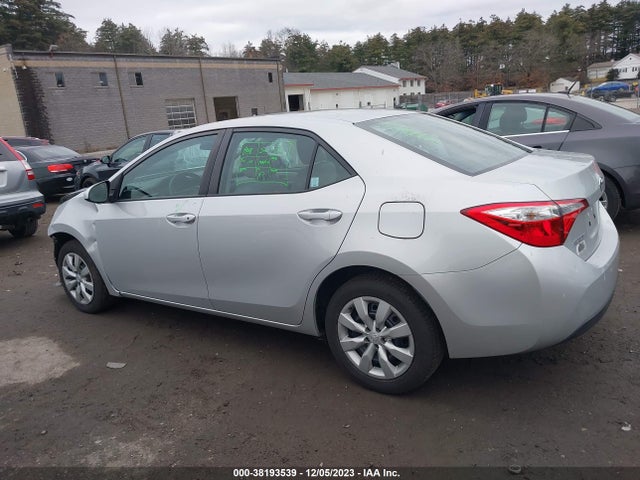 2016 TOYOTA COROLLA LE VIN: 2T1BURHE7GC615453