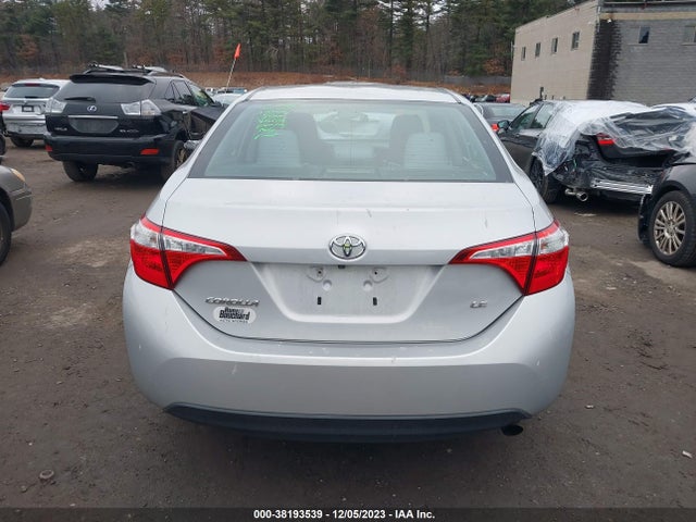 2016 TOYOTA COROLLA LE VIN: 2T1BURHE7GC615453