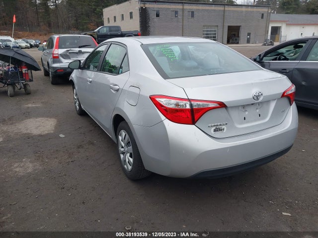 2016 TOYOTA COROLLA LE VIN: 2T1BURHE7GC615453