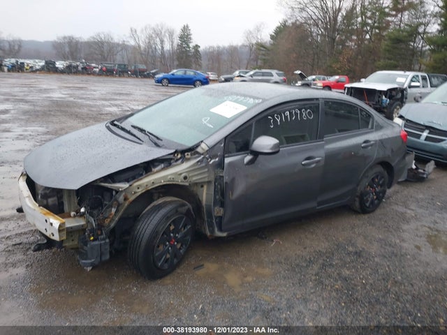 2012 HONDA CIVIC LX VIN: 19XFB2F52CE001200