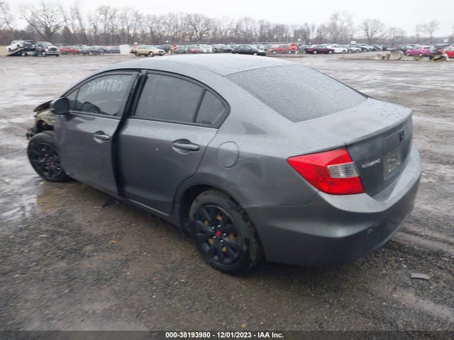 2012 HONDA CIVIC LX VIN: 19XFB2F52CE001200