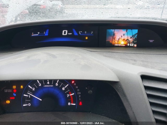 2012 HONDA CIVIC LX VIN: 19XFB2F52CE001200