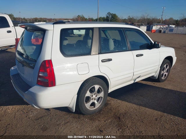 2003 SUBARU FORESTER XS VIN: JF1SG65643H707196