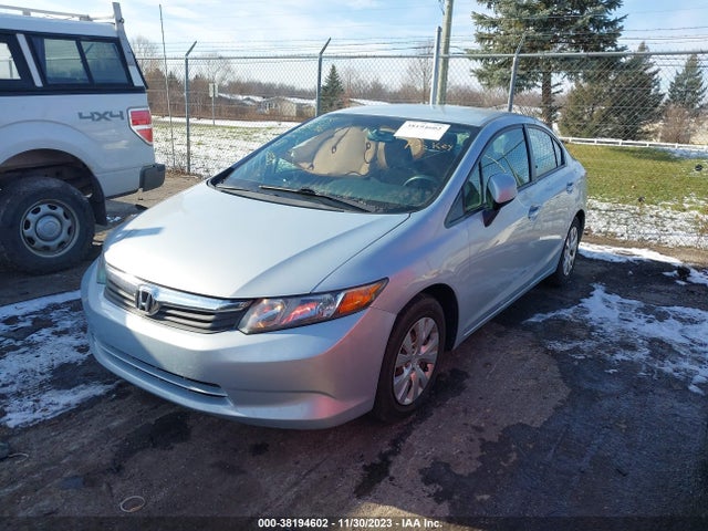 2012 HONDA CIVIC LX VIN: 2HGFB2F57CH577001