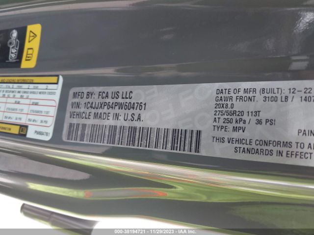 2023 JEEP WRANGLER 4XE 1C4JJXP64PW604761 Photo 8