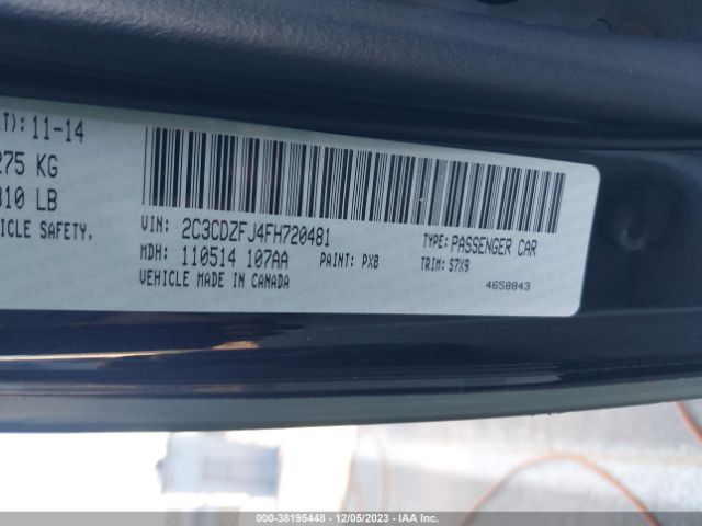 2C3CDZFJ4FH720481 Dodge Challenger R/t Scat Pack