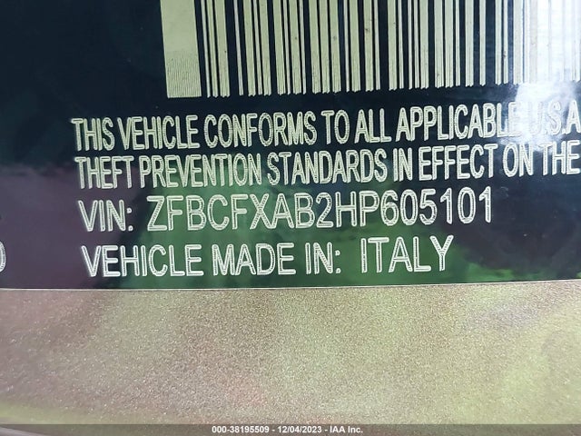 2017 FIAT 500X ZFBCFXAB2HP605101 Photo 8