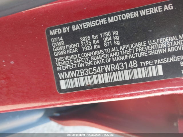 2015 MINI COUNTRYMAN WMWZB3C54FWR43148 Photo 8