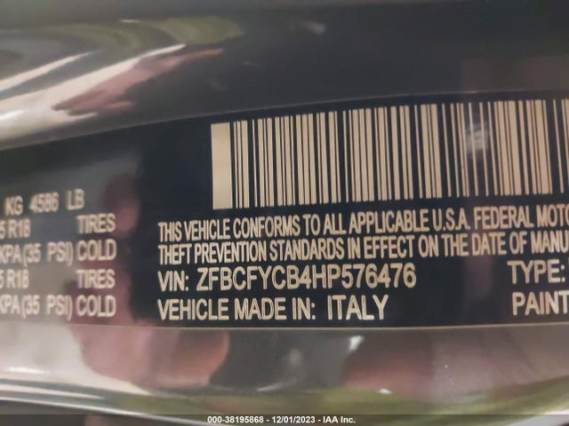 2017 FIAT 500X ZFBCFYCB4HP576476 Photo 8