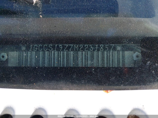 1991 CHEVROLET S TRUCK S10 VIN: 1GCCS19Z7M2231857