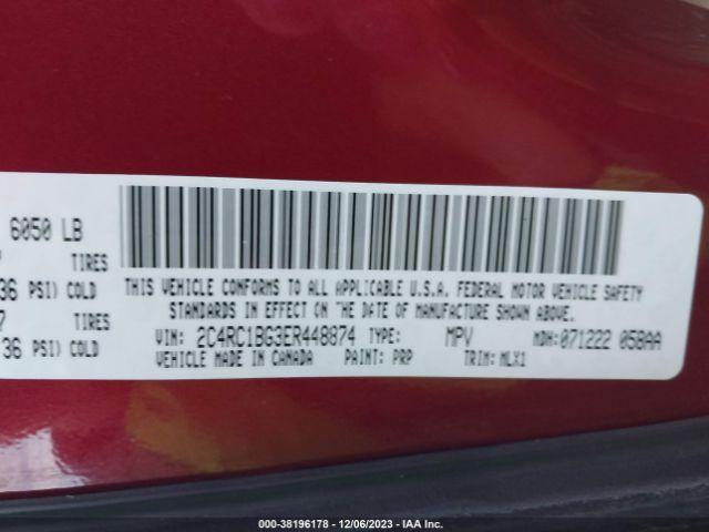 2014 CHRYSLER TOWN & COUNTRY 2C4RC1BG3ER448874 Photo 8