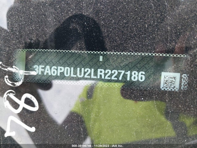 Ford Fusion Hybrid Se 2020 3FA6P0LU2LR227186 Image 9