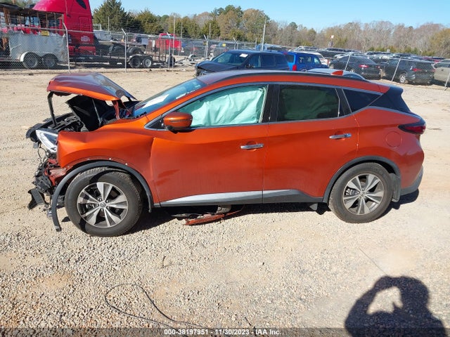 2021 NISSAN MURANO SV FWD VIN: 5N1AZ2BJ4MC119150