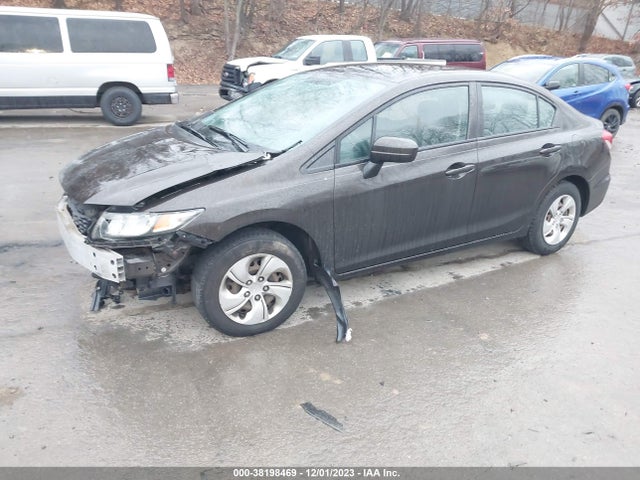 Honda Civic Lx 2014 2HGFB2F54EH544914 Image 2