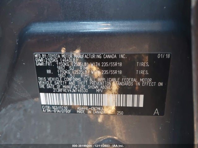 Toyota Rav4 Adventure 2018 2T3RFREV4JW746530 Image 9