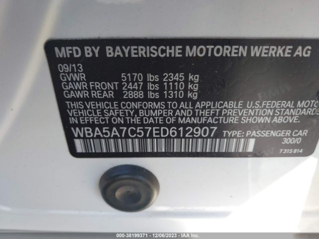 WBA5A7C57ED612907 BMW 528i Xdrive