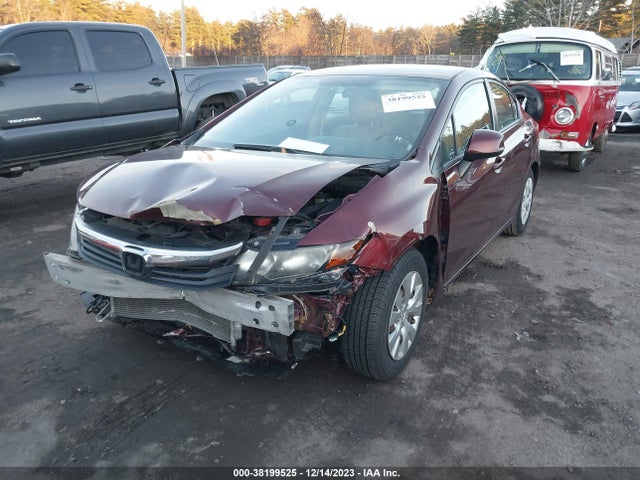 2012 HONDA CIVIC LX VIN: 2HGFB2F55CH540822