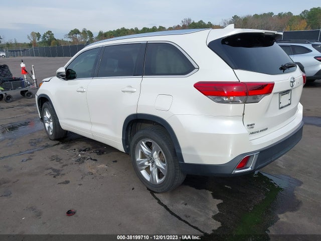 2019 TOYOTA HIGHLANDER LIMITED VIN: 5TDYZRFHXKS333641