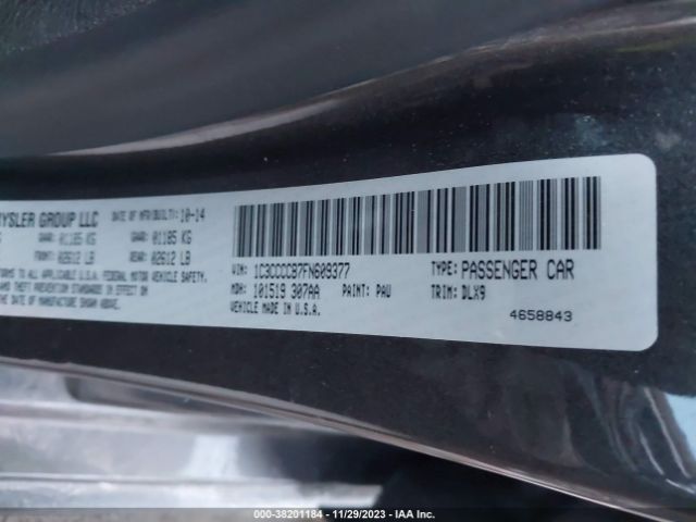 1C3CCCCB7FN609377 Chrysler 200 C